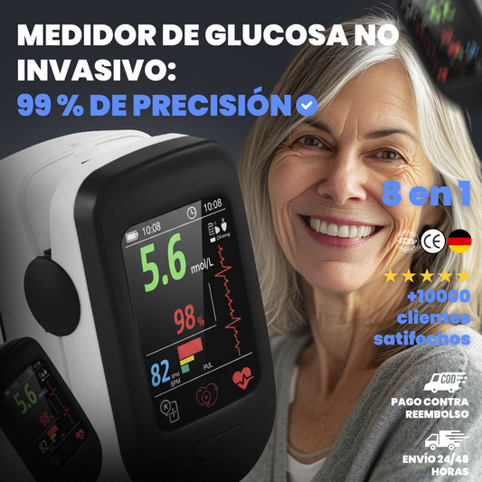 Medidor de Glucosa en Sangre no invasivo de Bayer + REGALOS